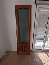 Porte in legno noce douglas con vetro