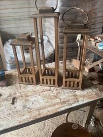 Lanterne di legno