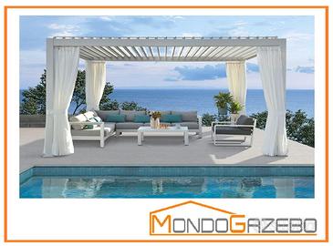 Pergola bioclimatica 3x3 3x4 pompeiana gazebo  box