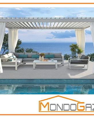 Pergola bioclimatica 3x3 3x4 pompeiana gazebo  box