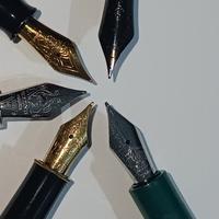 lotto di penne stilografiche + inchiostri 