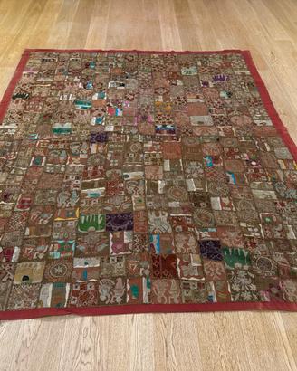 Arazzo indiano patchwork – anni ‘70 – 210x264