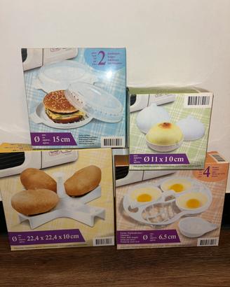 Set 4 accessori per microonde