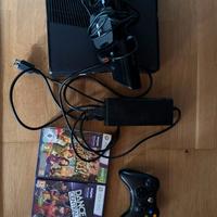 xbox 360 console + Kinect + Giochi