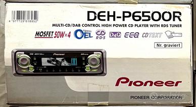 AUTORADIO PIONEER VINTAGE DEH P6500R NUOVA