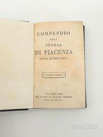 G. Dal Verme - Compendio Storia Di Piacenza 1828
