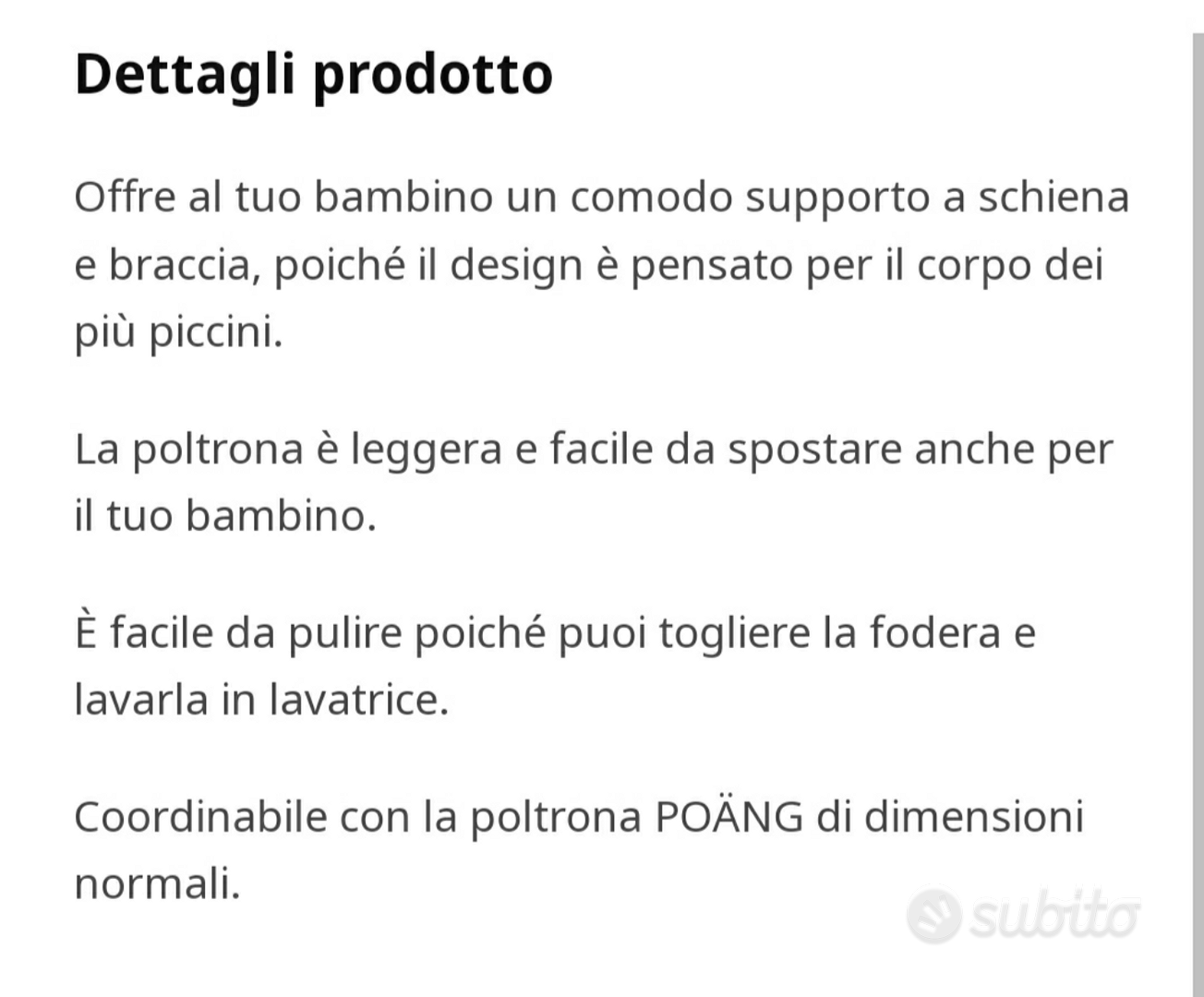 Fodera per poltrona Poäng