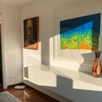 Mobile a parete Novamobili bianco lucido