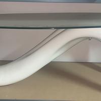 Tavolino di vetro per salotto