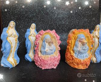 Statue / sculture sacre in gesso