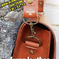 Borsa da Donna in Cuoio Italiano Color Cognac