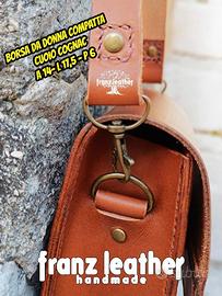 Borsa da Donna in Cuoio Italiano Color Cognac