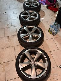 Cerchi Rotor Audi originali da 18 gomme invernali