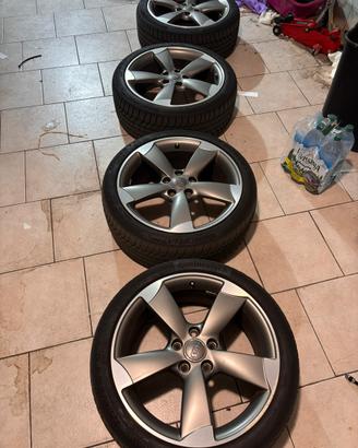 Cerchi Rotor Audi originali da 18 gomme invernali