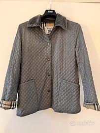 Giacca Burberry originale donna grigia