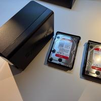 NAS Synology DS218 + 2 hd wd red da 3tb