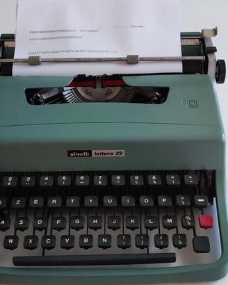 macchina da scrivere Olivetti lettera 32 