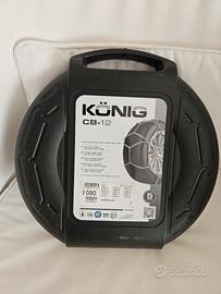 catene da neve Konig nuove sigillate 