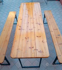 Tavolo con panche richiudibile 70 €