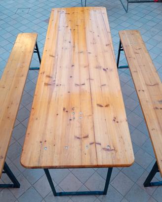 Tavolo con panche richiudibile 70 €