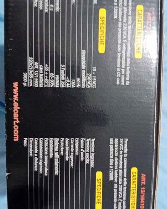 apparecchiatura inverter da 12 a 220 volt 