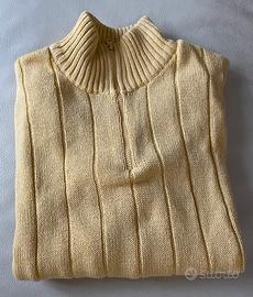 Maglione giallo di cotone