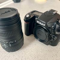 Nikon D80 + obiettivo SIGMA AF 4.5-6.7/100-300mm