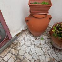 vaso per feori terrecotte 