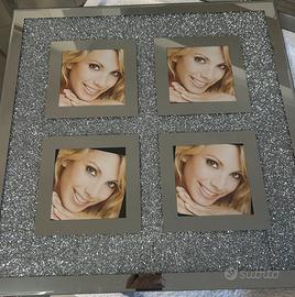 Cornice multipla ARGENTO 52,5x52,5x1,3cm