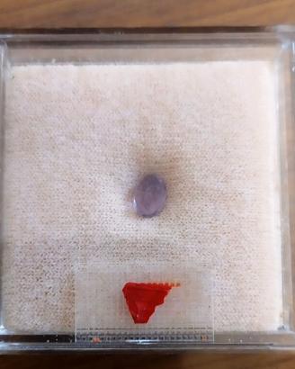 Gemma Ametista Naturale Ovale 1,50 ct - Sigillata 