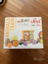 Trenino legno Sevi