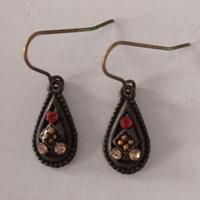 Orecchini a goccia marroni