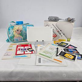 nintendo 3ds xl bianca + scatola e accessori 