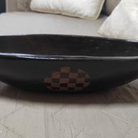 ciotola con disegni a scacchi vintage