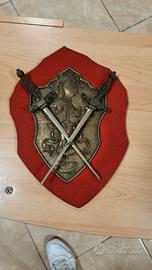 Scudi con Spade da Parete Decorativi