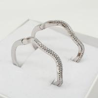 COD.1405.25 ORECCHINI ORO BIANCO 18K 750 DIAMANTI