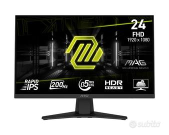 Monitor Gaming MSI MAG 244F 200Hz 0.5ms - NUOVO SI