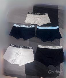 lotto 5 boxer men emporio armani nuovi