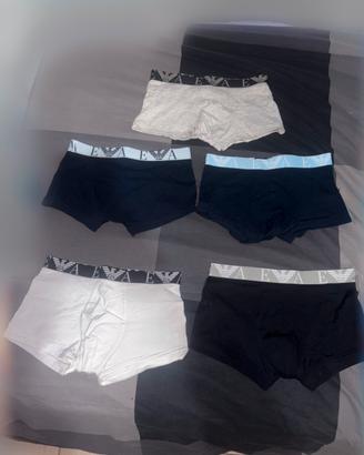 lotto 5 boxer men emporio armani nuovi