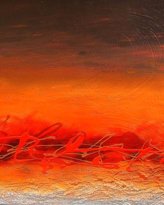 Quadro in acrilico su tela con telaio