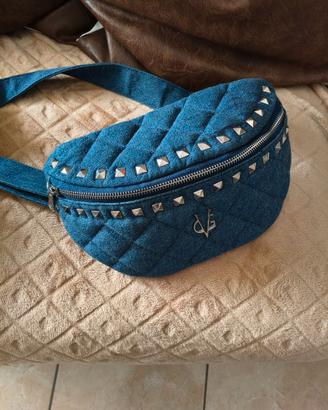 Borsa marsupio in jeans Valentina giorgi 2025