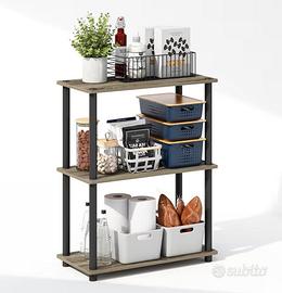 Scaffale 3 Ripiani Design Moderno