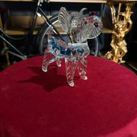 Scultura Cane Terrier in Vetro di Murano