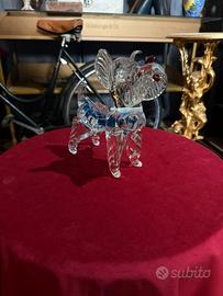 Scultura Cane Terrier in Vetro di Murano