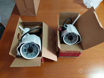 Telecamere IP 1080p LAN/WiFi con visione notturna