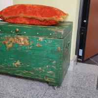 Cassettiera legno antica