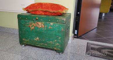 Cassettiera legno antica