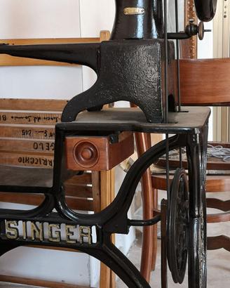 Macchina singer vintage per calzolaio
