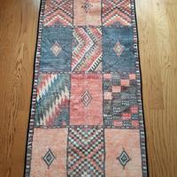 Tappeto a pelo corto multicolore, 70x140cm