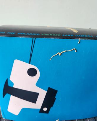 macchina vintage Polaroid, completa di tutto 